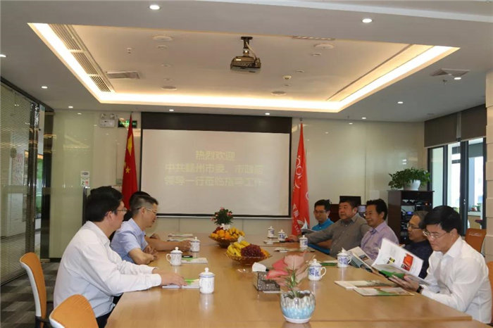 中共贛州市委常委、統(tǒng)戰(zhàn)部長彭業(yè)明等領(lǐng)導一行到訪廣東博皓考察指導-3