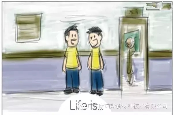 人生就是。。。 和好朋友在教室外面一起罰站