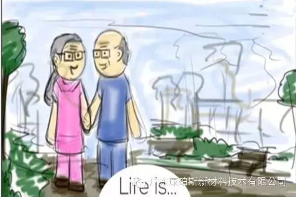 人生就是。。。 牽著老伴的手，享受屬于自己的夕陽，執(zhí)子之手，與子偕老......